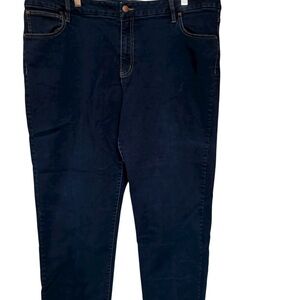 Coldwater Creek Dark Blue Denim Bootcut Pants 22W